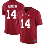 NCAA Men's Alabama Crimson Tide #14 Deionte Thompson Stitched College Nike Authentic Crimson Football Jersey WB17H70SR